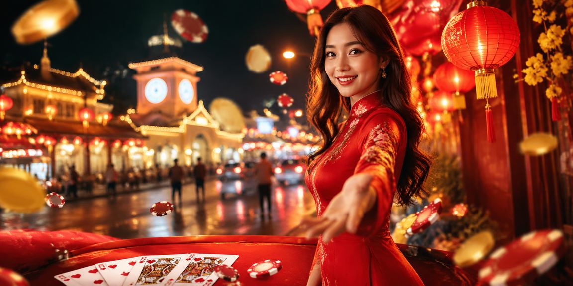 Không khí chợ đêm TP Hồ Chí Minh với trải nghiệm game bài trên thiết bị di động