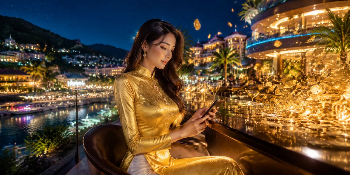 Người dùng ở Sa Pa xem mục xổ số trên điện thoại với giao diện rõ ràng